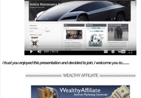 My Wealthy Affiliate Review-A Walkthrough Video