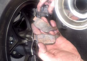 How To Fit Rear Brake Pads On Honda NC750X