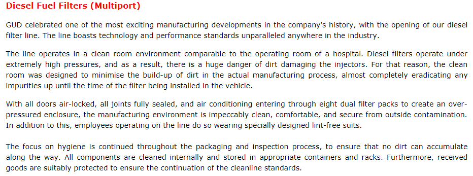 Diesel Fuel Filter Manufacturing (Multi port)